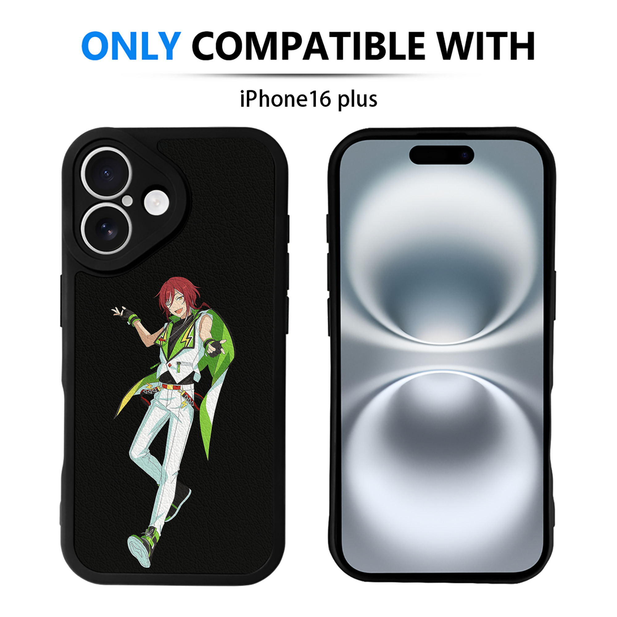 （画像用） あんさんぶるスターズ! Ensemble Stars 【iPhone 16シリーズ対応】シリコンスマホケース（レザー調） 材質：シリコン